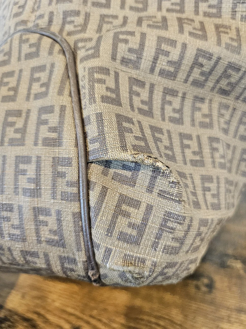 Fendi Zucca FF Canvas Tote